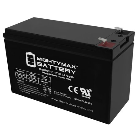 12V 7Ah SLA Battery for PreCor Inc EFX 532i Elliptical Cross Trainer -  MIGHTY MAX BATTERY, MAX3964596